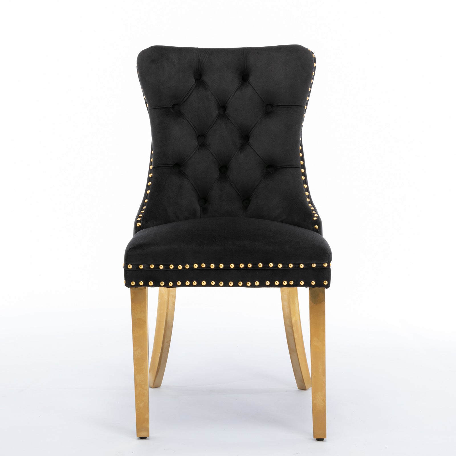 Nikki Collection Modern Velvet Upholstered Dining Chair