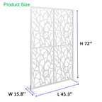 Metal Privacy Screens W3.8Ft X H6Ft
