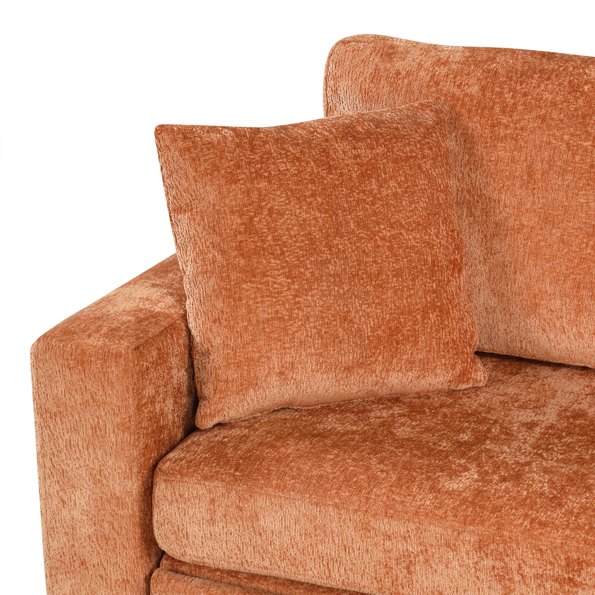 120.5" L-shaped Convertible Sofa Bed Modular Sectional Sofa