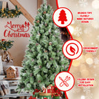 6FT Christmas Tree with 66 Pine Cones
