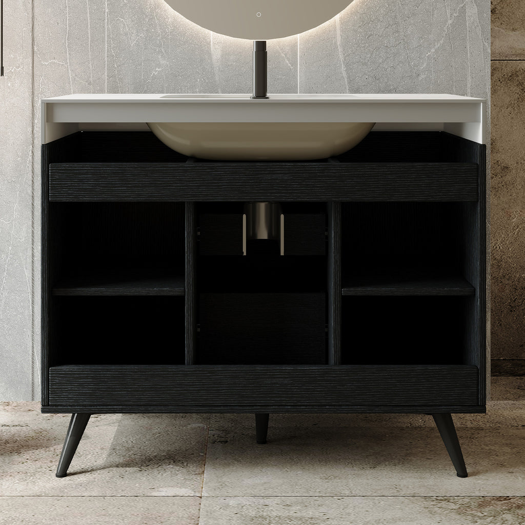 36" Modern Freestanding Bathroom Vanity