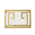 Modern Glam C-Shaped End Table