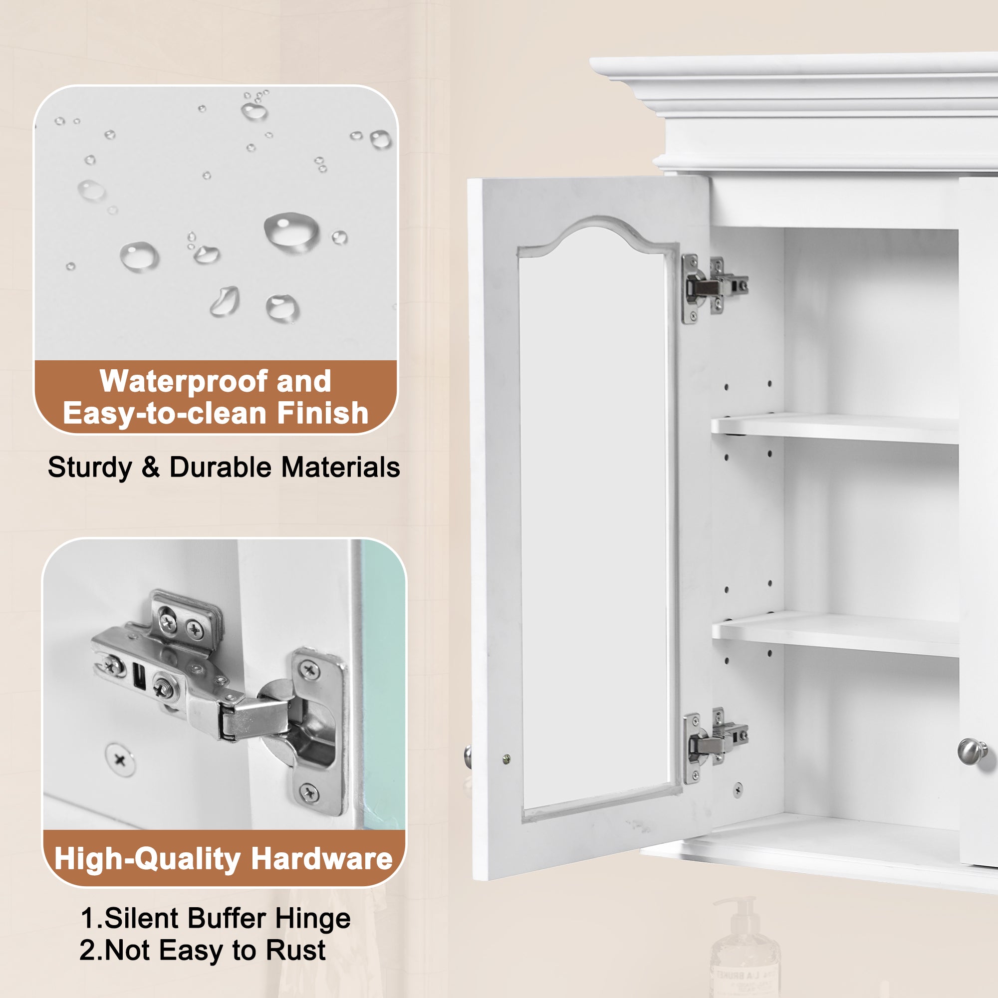 40" Medicine Cabinet with Mirror