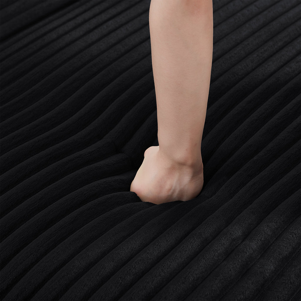 Sectional Sofa U-shaped Sectional with Movable Ottoman