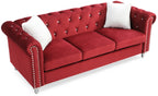 Raisa G869A-S Sofa - Burgundy