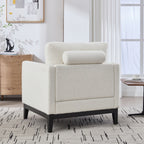 35.4" Wide Modern Farmhouse Performance Accent Chair