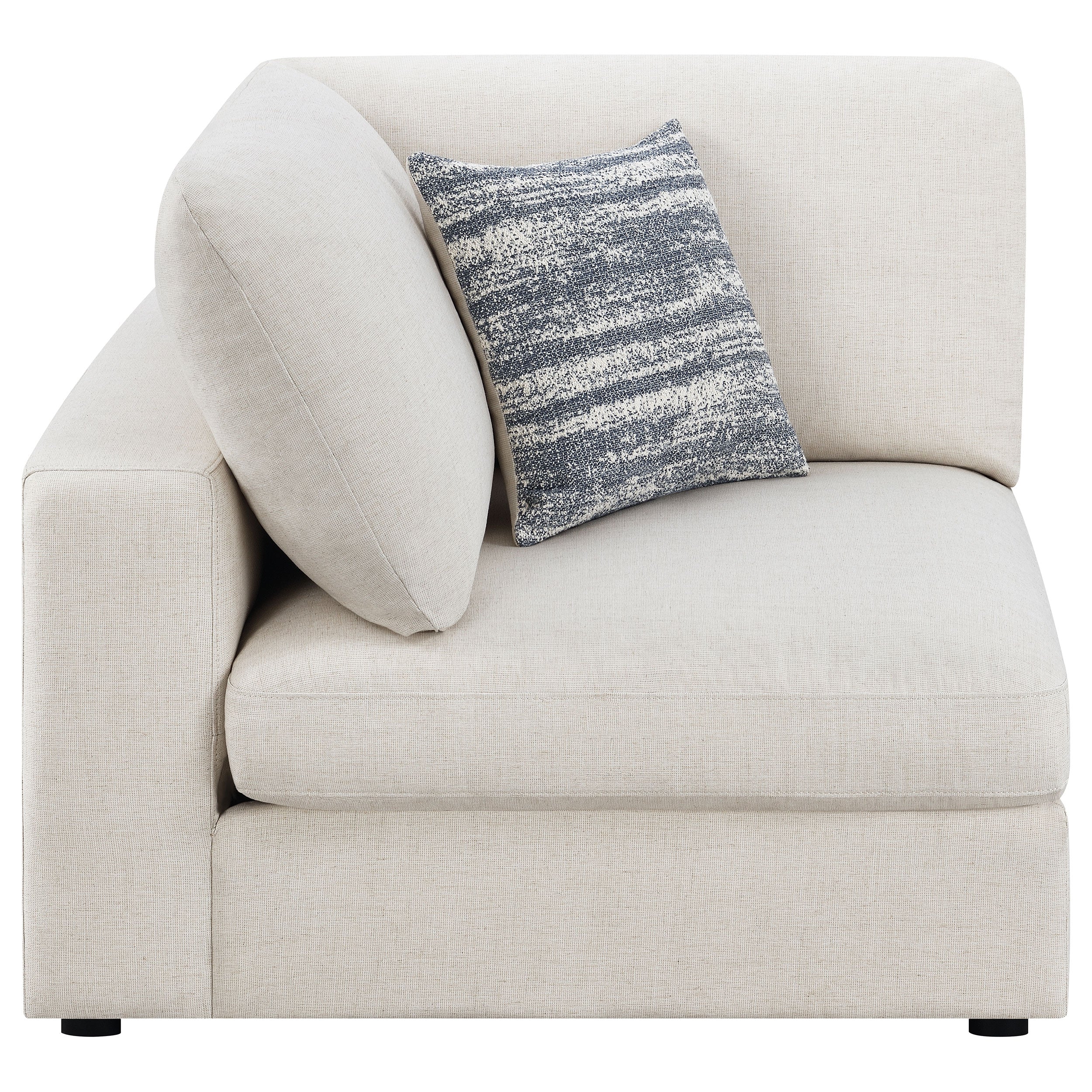 Serene Upholstered Corner Beige-CoasterEssence