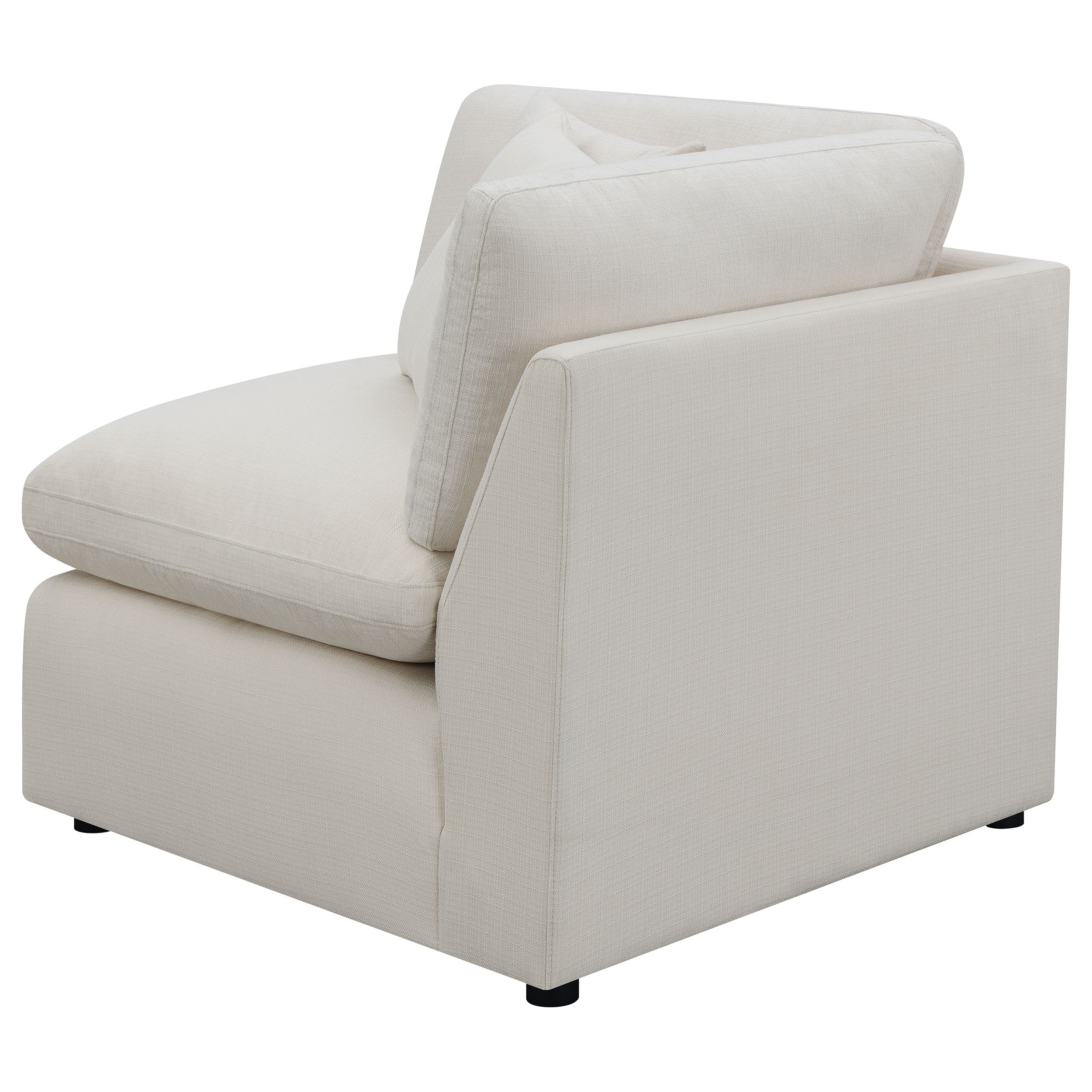 Hobson Upholstered Corner Ivory-CoasterElevations