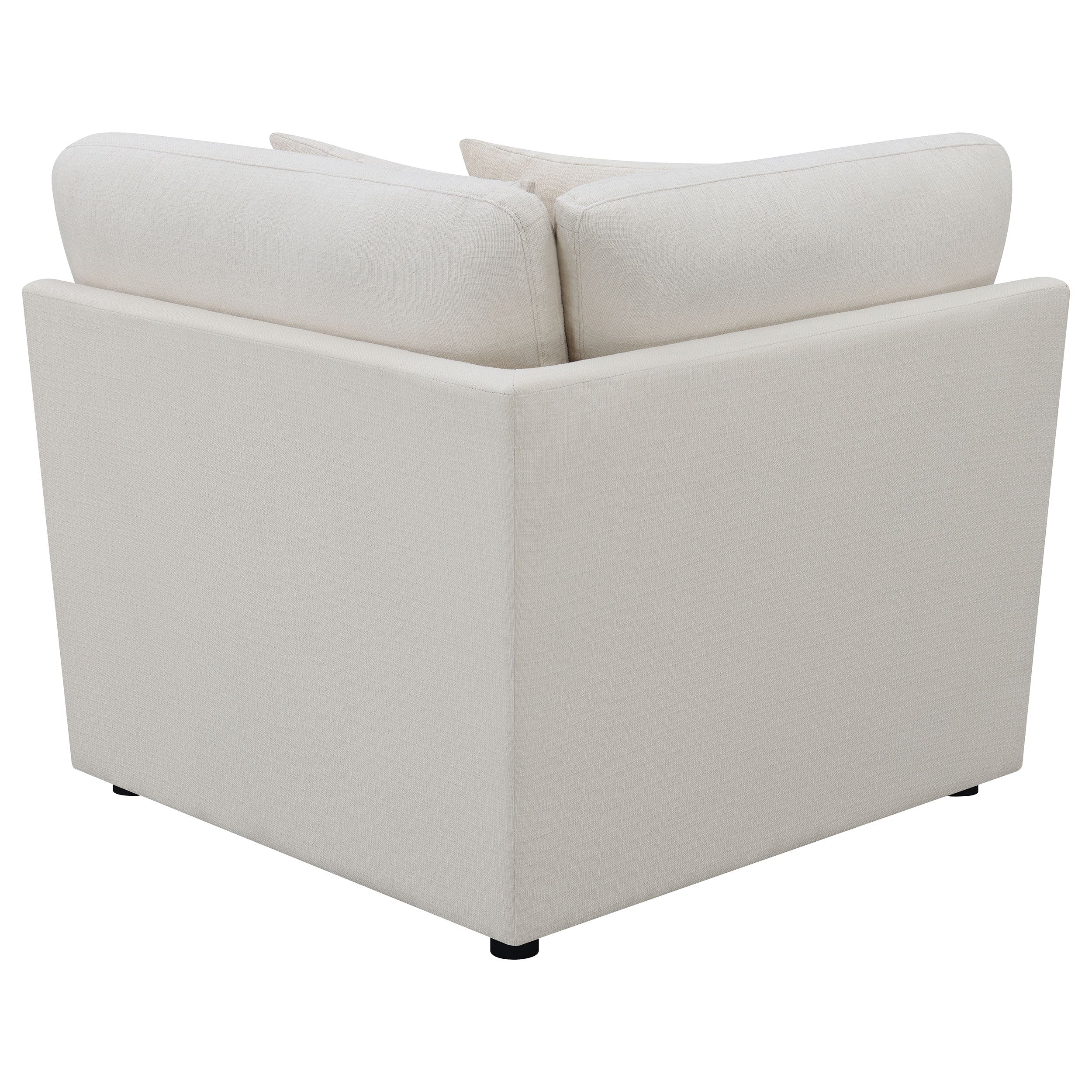 Hobson Upholstered Corner Ivory-CoasterElevations