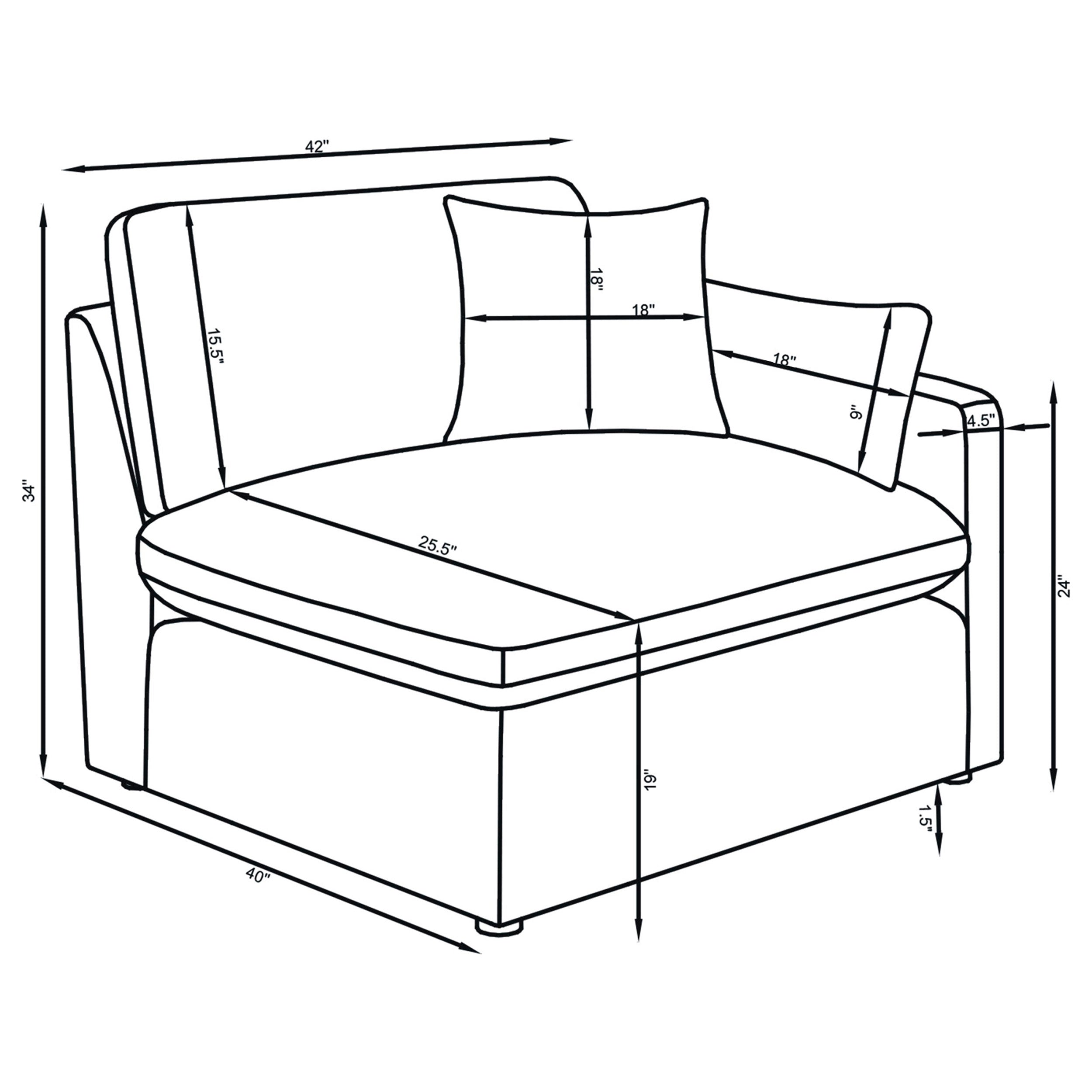 Hobson Upholstered RAF Chair Ivory-CoasterElevations