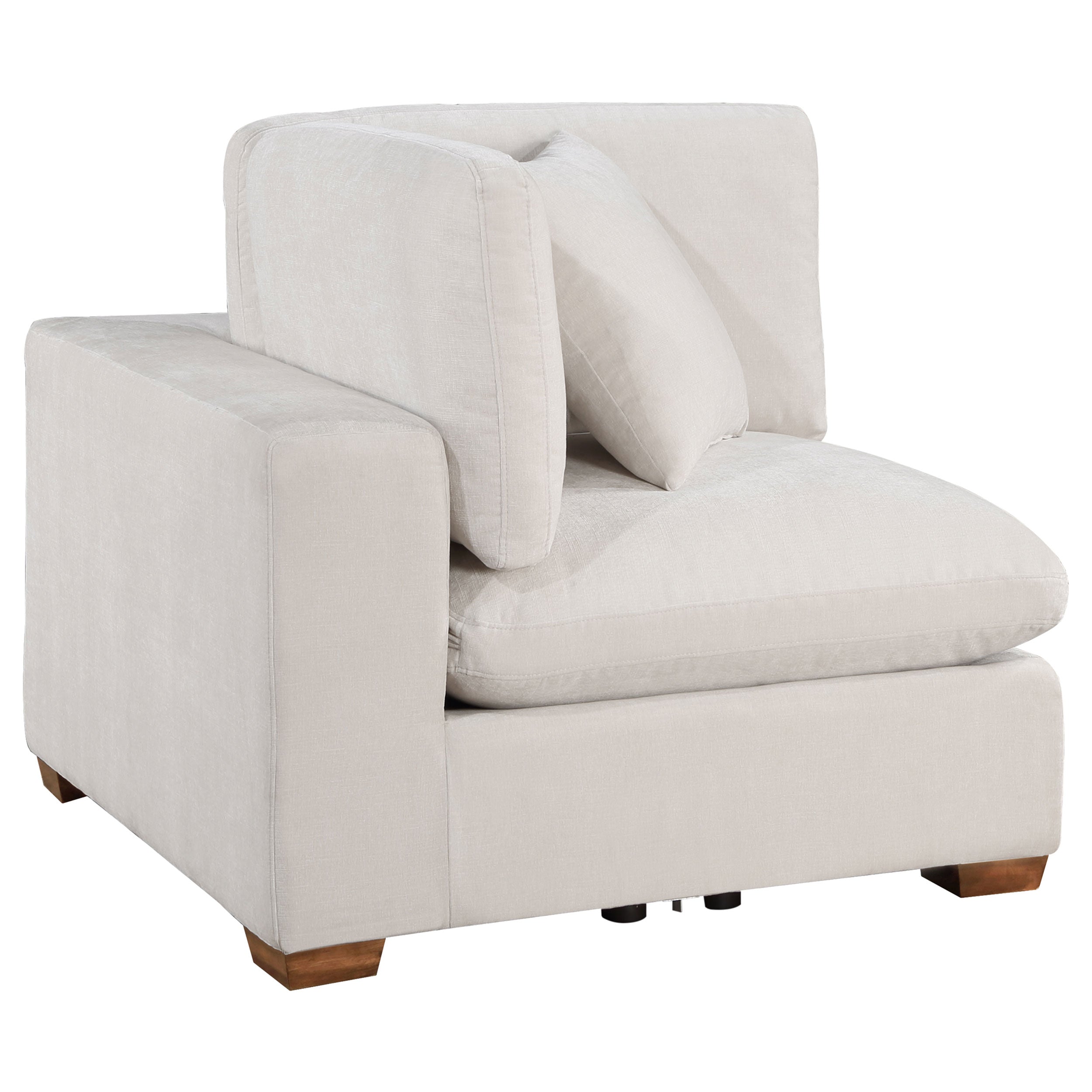 Lakeview Upholstered Corner Chair Ivory-
