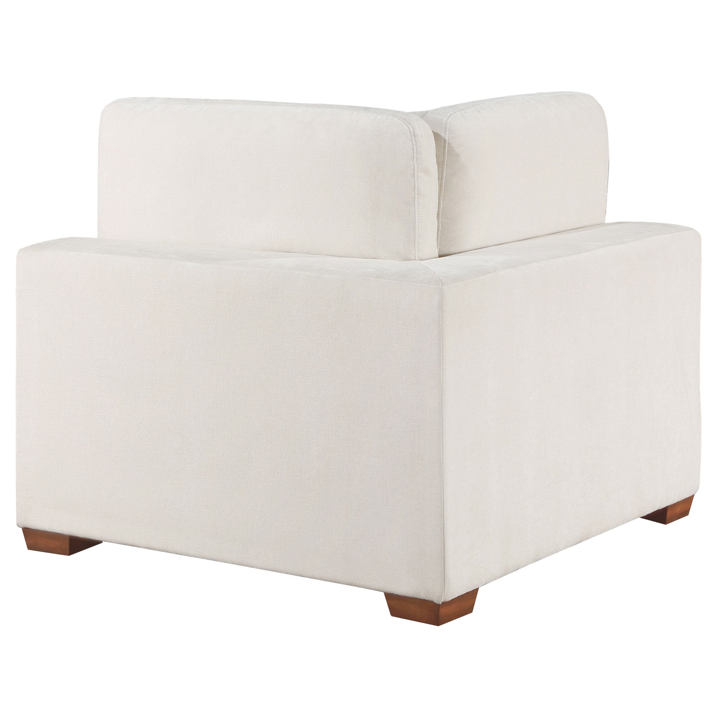 Lakeview Upholstered Corner Chair Ivory-