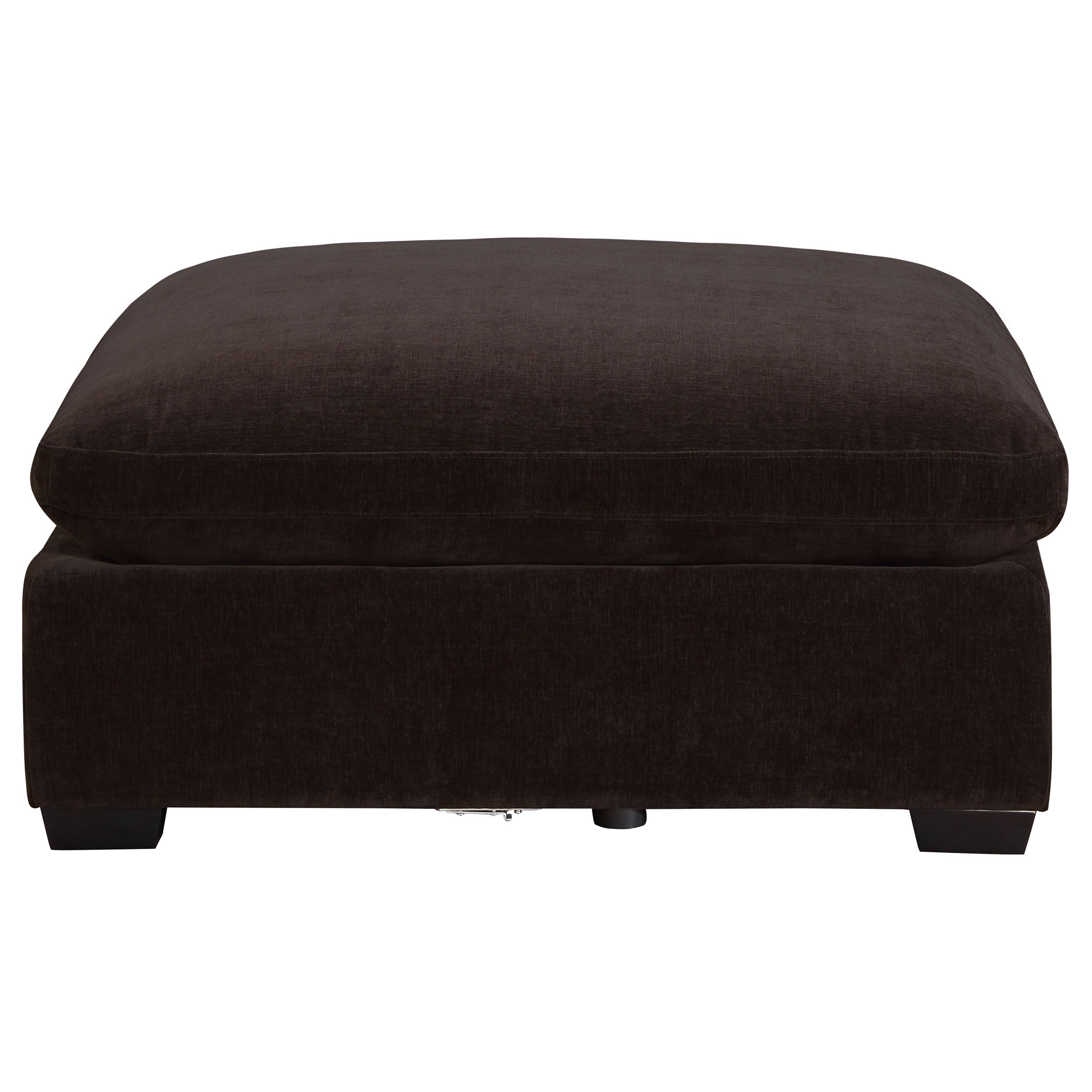 Lakeview Rectangular Upholstered Ottoman Dark Chocolate-