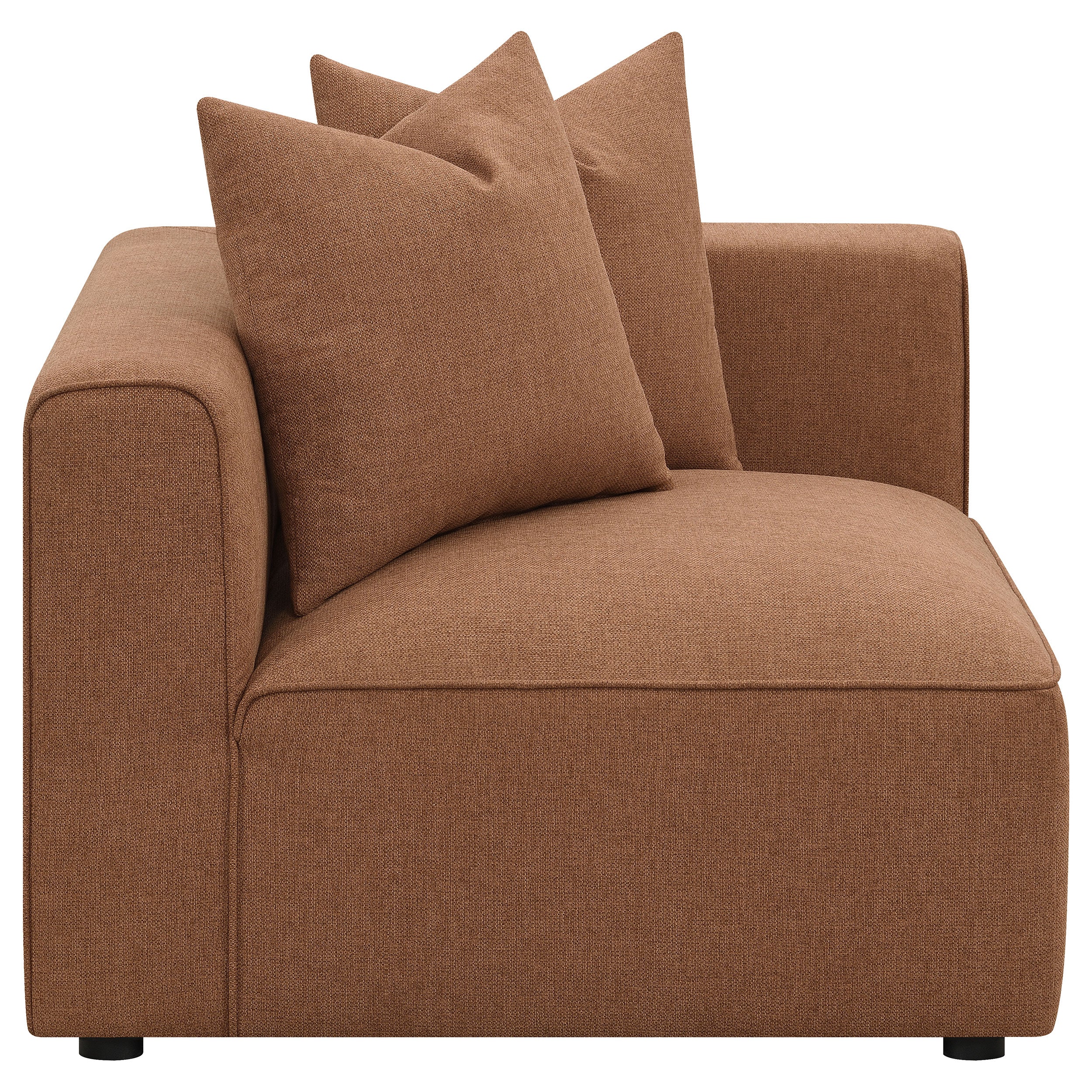 Jennifer 6-piece Upholstered Modular Sectional Terracotta-CoasterElevations