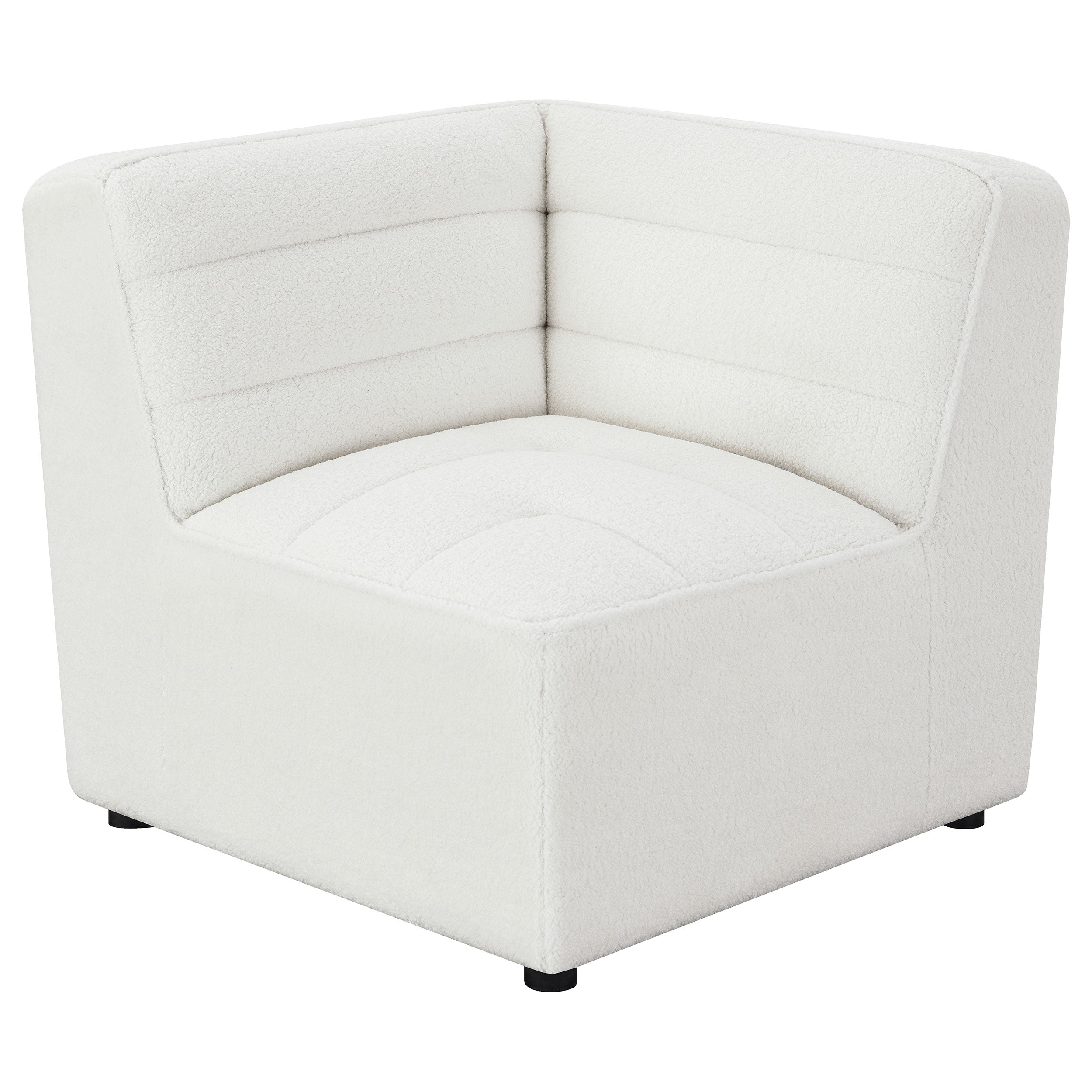 Sunny Upholstered Corner Chair Natural-CoasterElevations