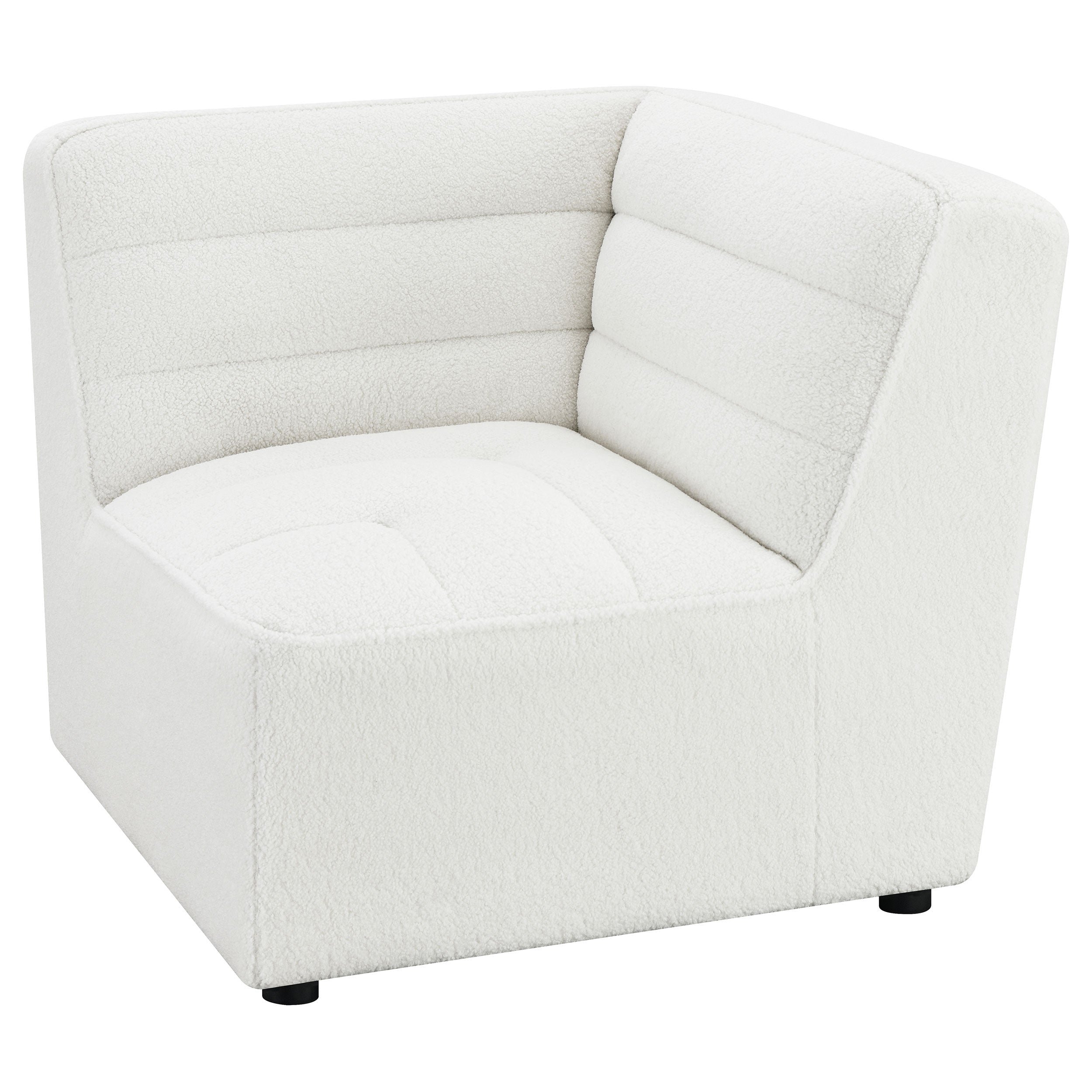 Sunny Upholstered Corner Chair Natural-CoasterElevations
