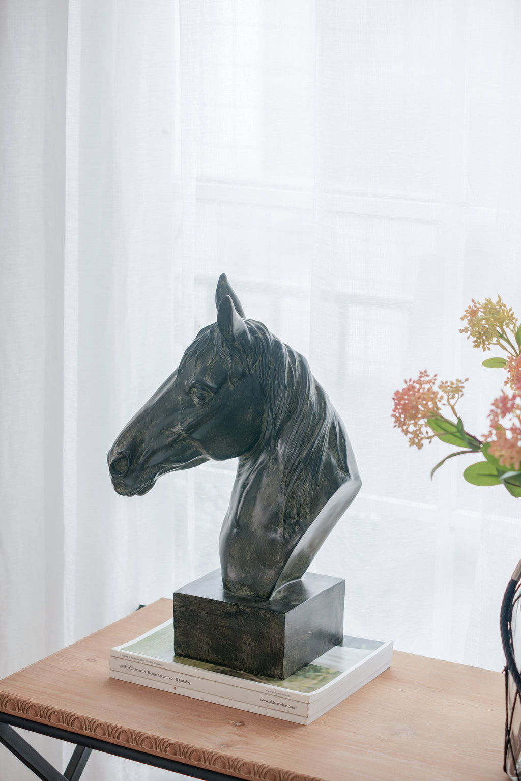 Equine Sculpture On Base