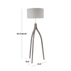 Wishbone Contemporary Floor Lamp