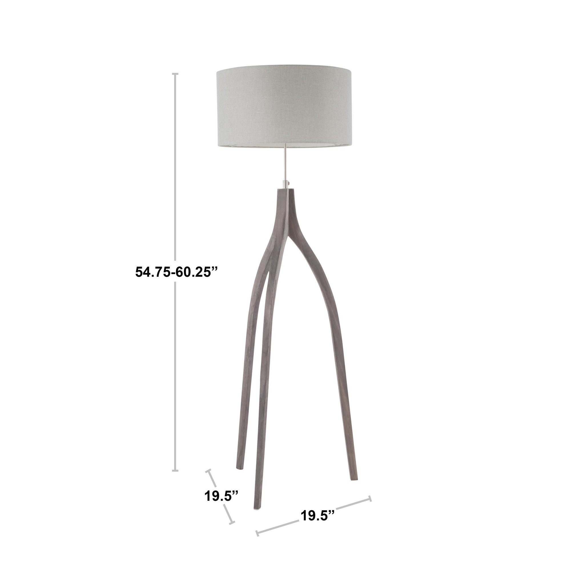 Wishbone Contemporary Floor Lamp