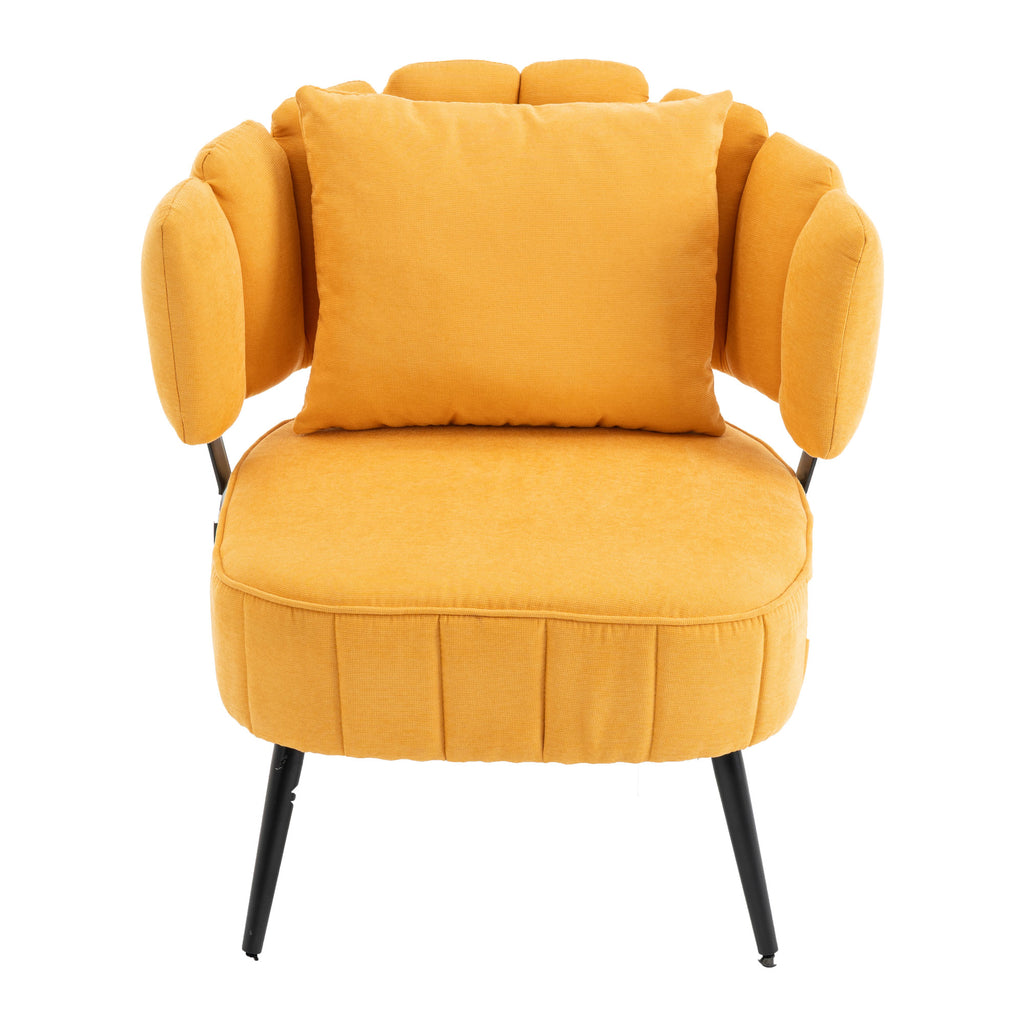 Decorative Armchair with Spring Seat Cushion and Slipcover