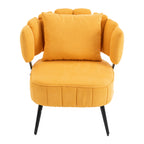 Decorative Armchair with Spring Seat Cushion and Slipcover