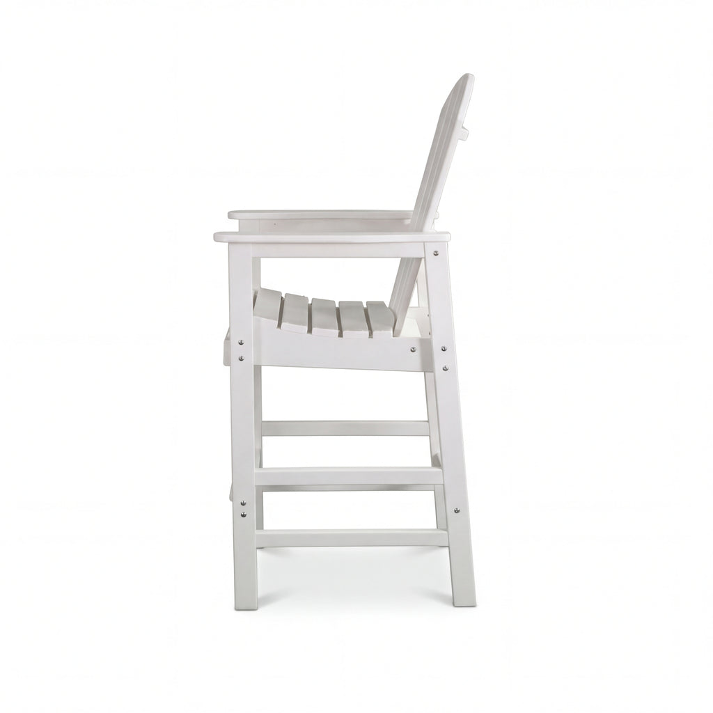 All-Weather HDPE Bar Height Adirondack Chair