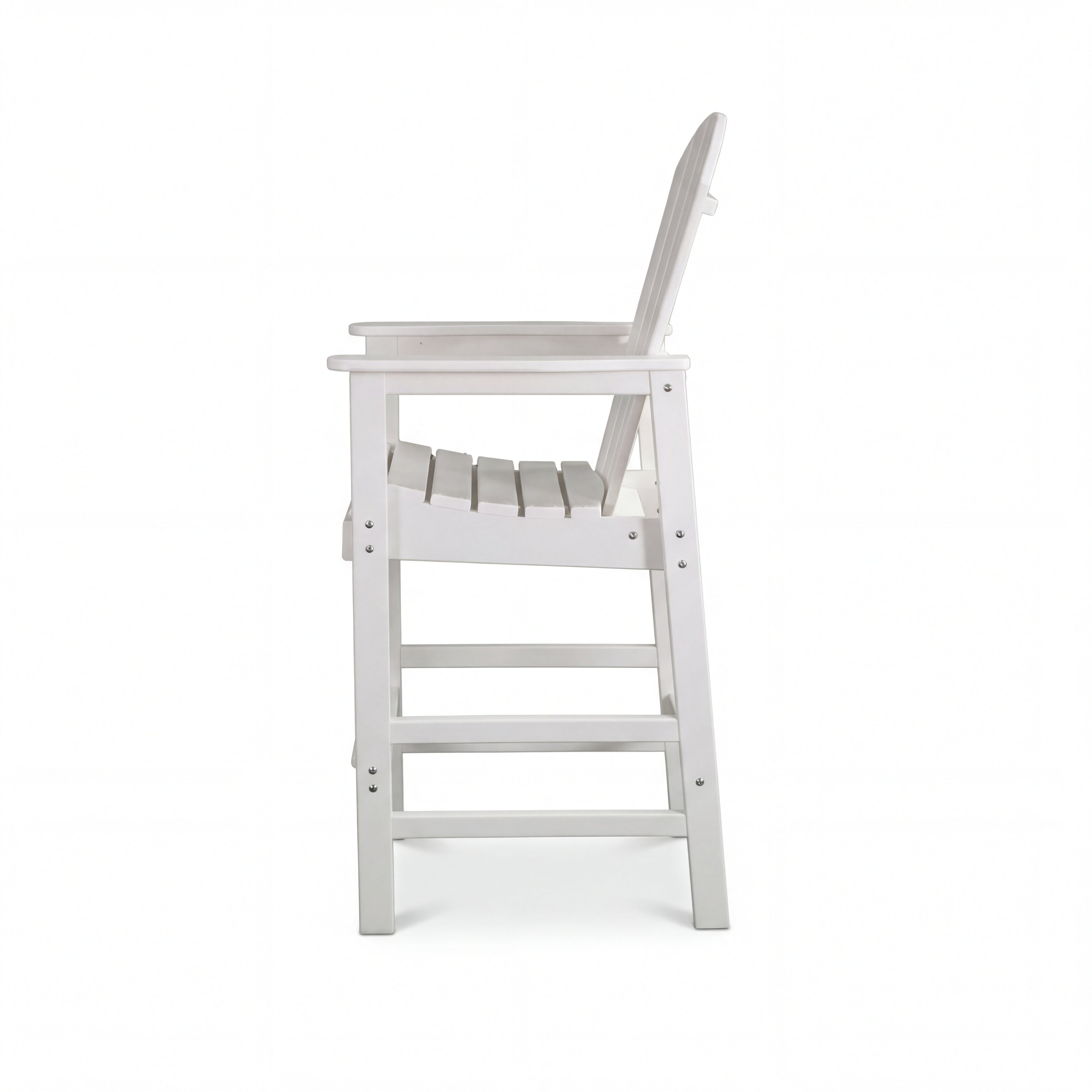 All-Weather HDPE Bar Height Adirondack Chair