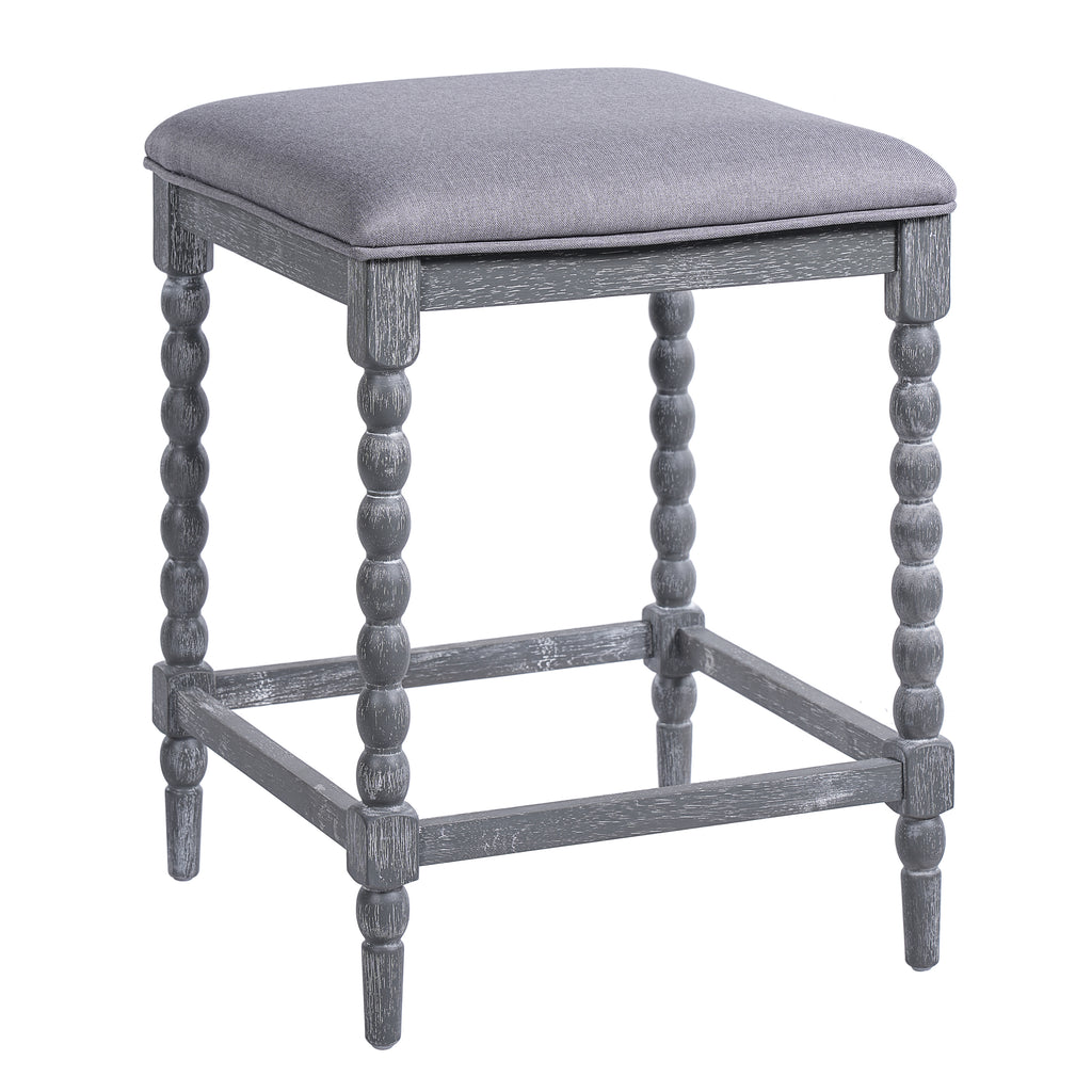 Set of 2 26'' Counter Stools with Upholstered Seat