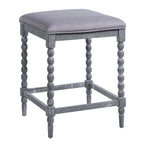 26" Counter Stools Set of 4 with Upholstered Seat