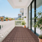 Plastic Interlocking Decking Tiles - 44 Packs