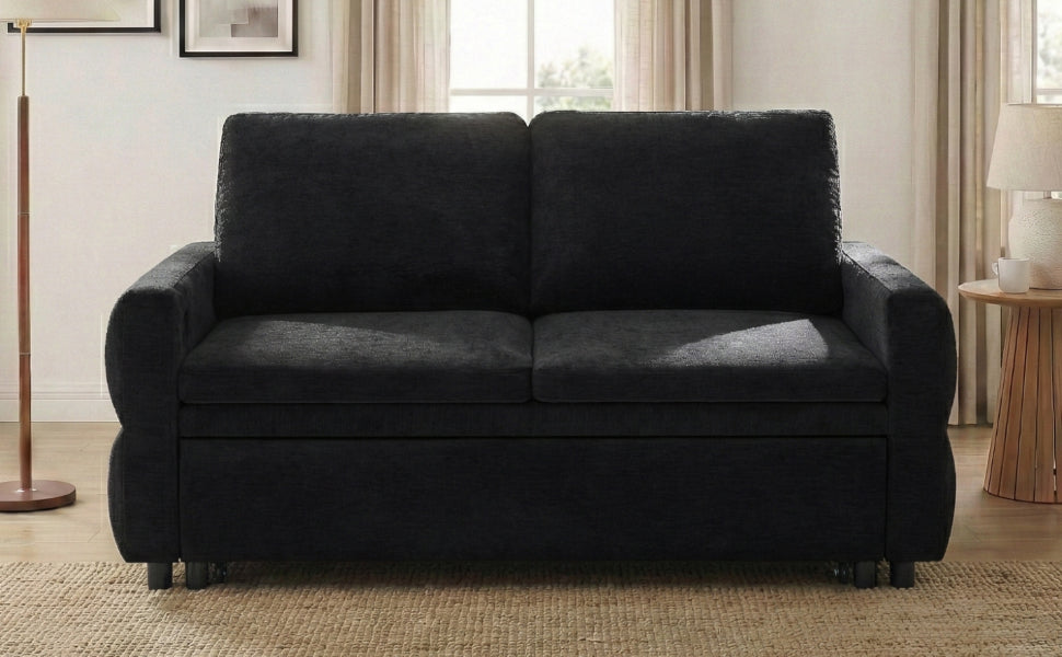 Convertible Sofa Bed 62.75" Sleeper Sofa Loveseat