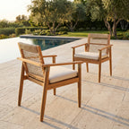 Outdoor Dining Chairs Set of 2