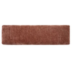Rust Red Boucle Indoor Dining Bench