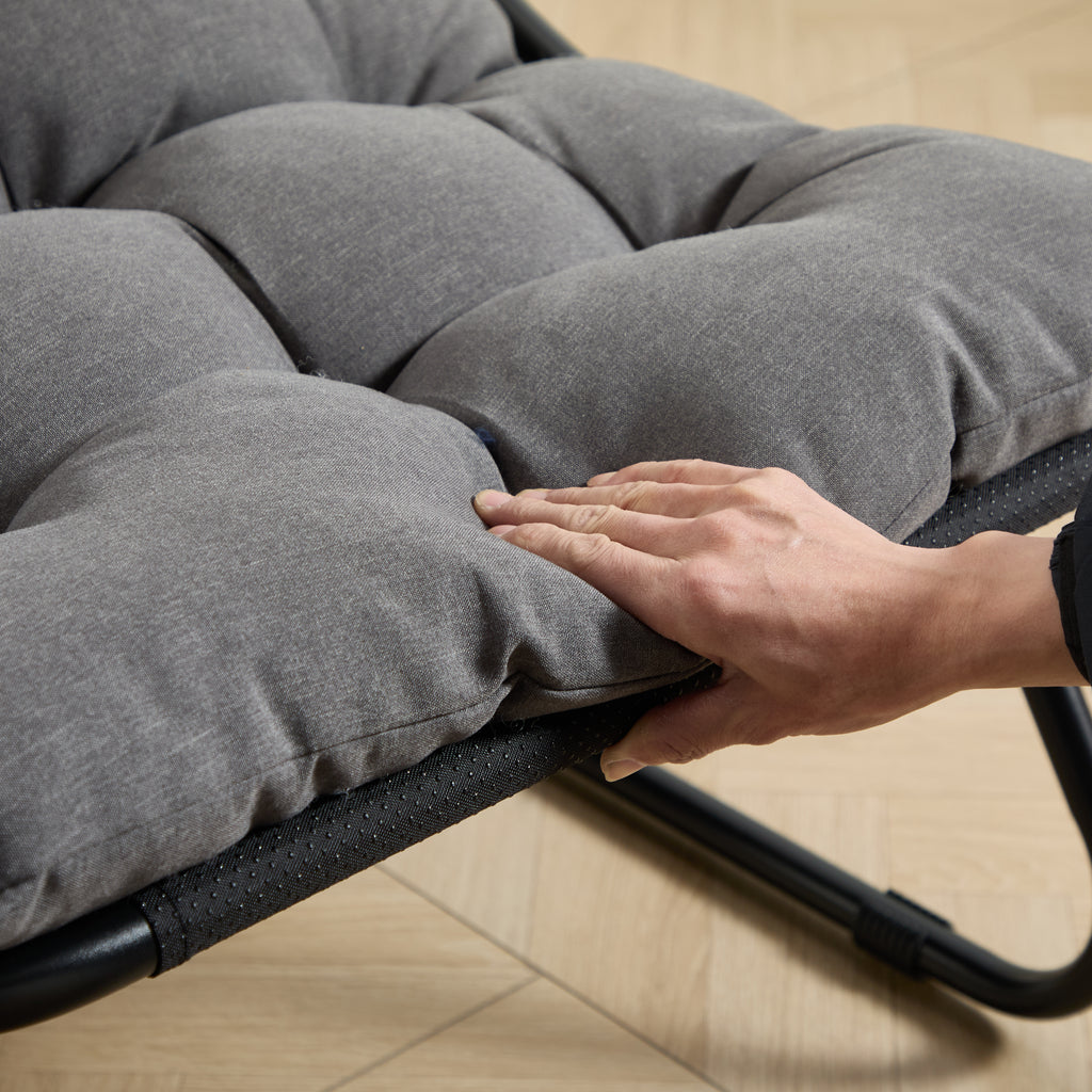 Patio Outdoor Lounge Chair with Ottoman