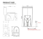 Tornado Flush One-Piece Toilet