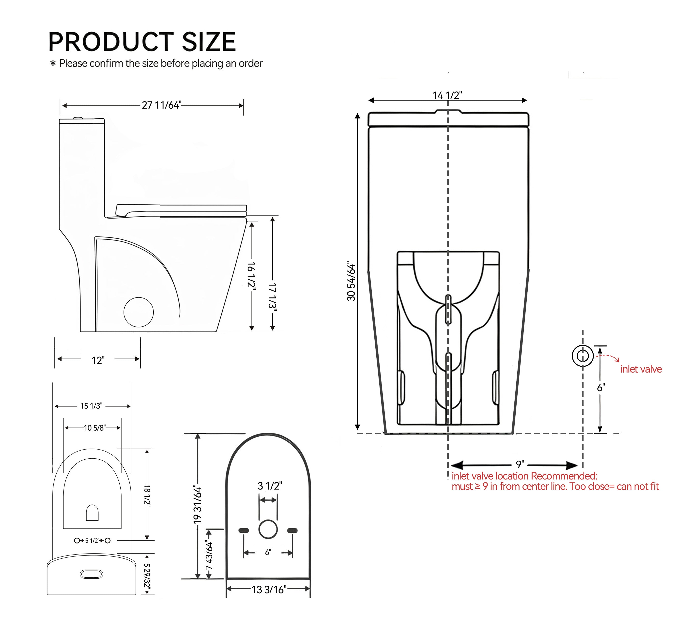 Tornado Flush One-Piece Toilet