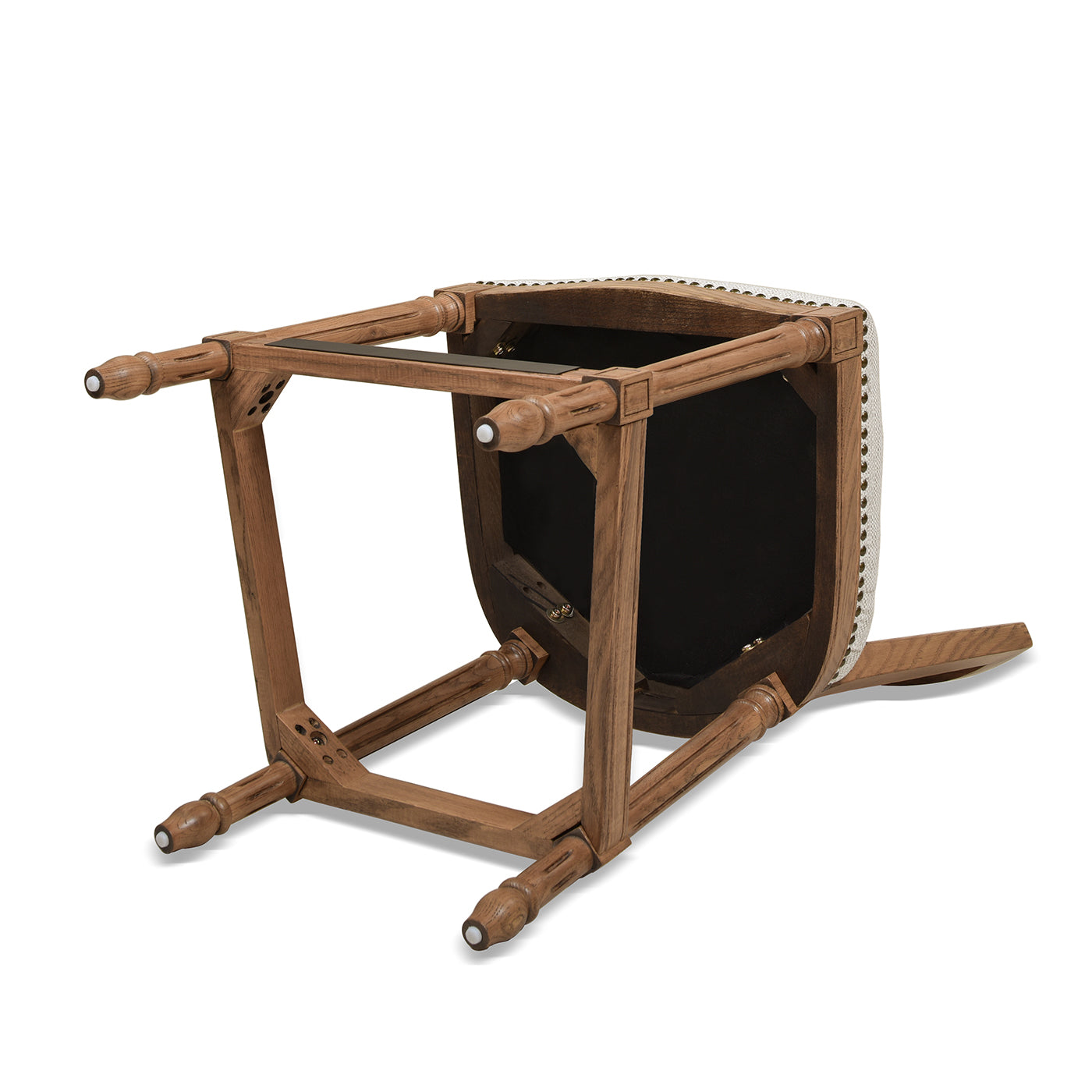 Triomphe Rattan Wicker High Back Armless Counter Bar Stool