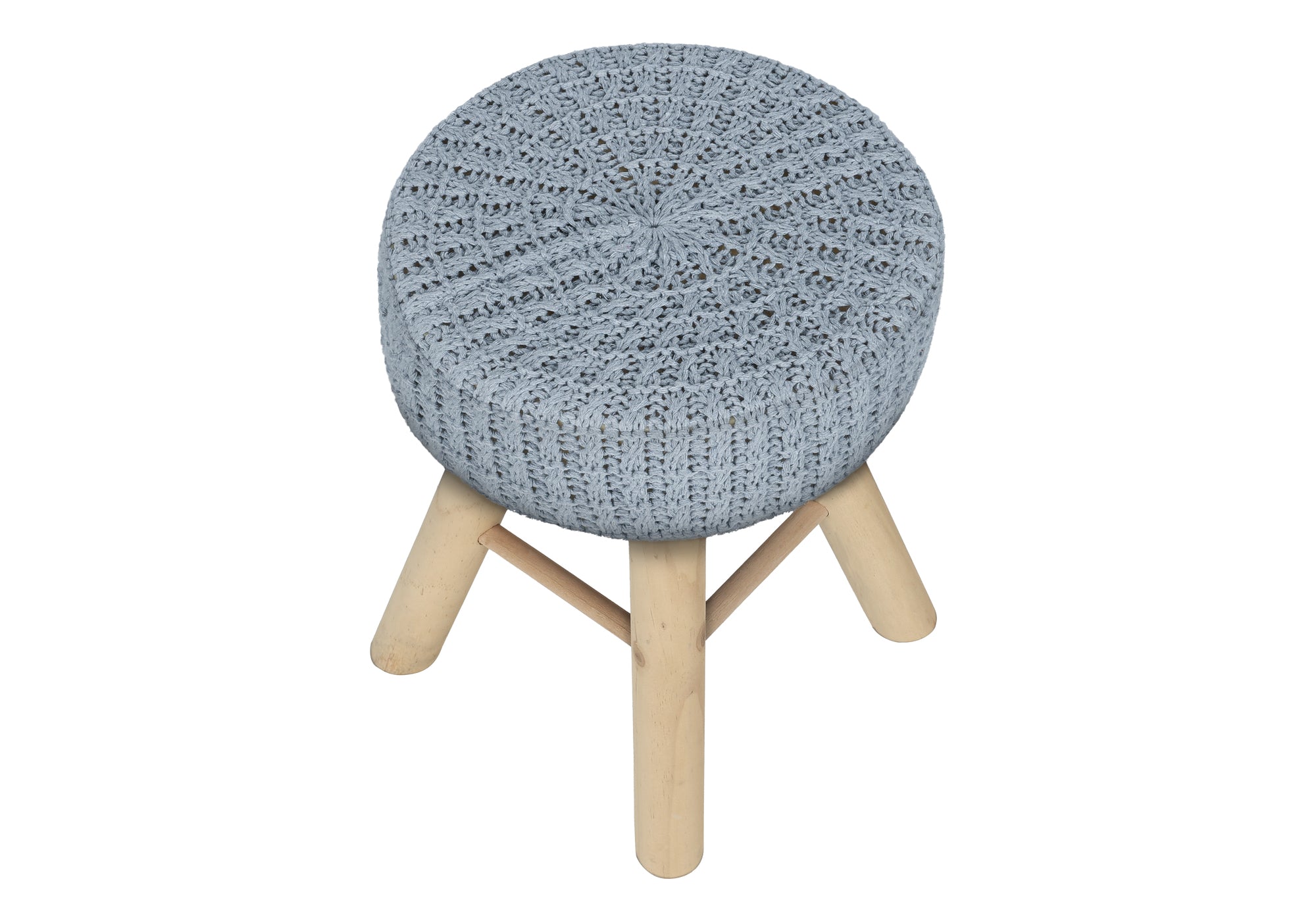 12" Round Ottoman, Pouf, Footrest, Foot Stool