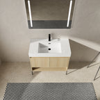 36" Bathroom Vanity Combo with Single Resin Sink