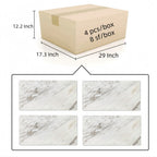 12x24 White Polished Marble Tile