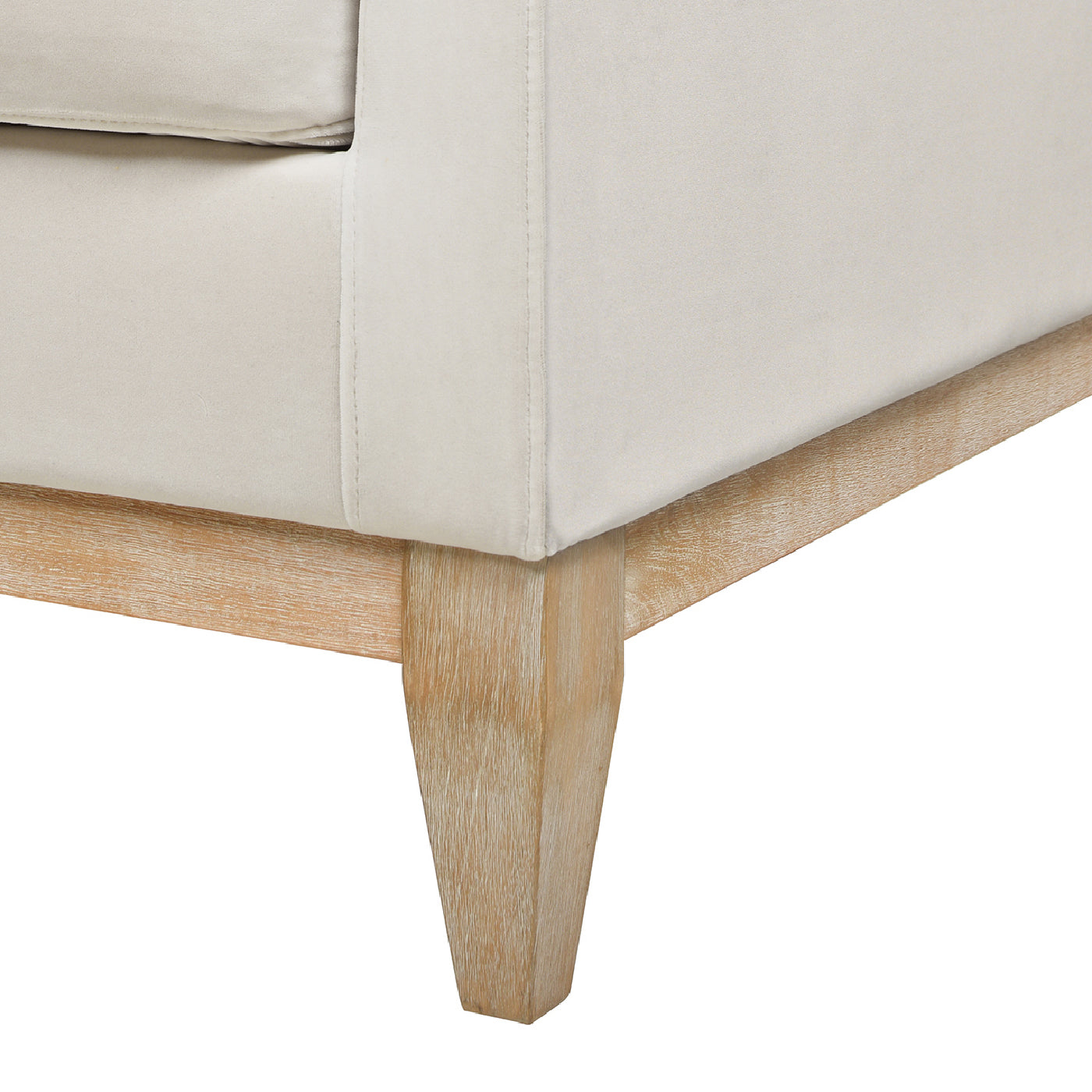 Knox 36" Modern Farmhouse Arm Chair, French