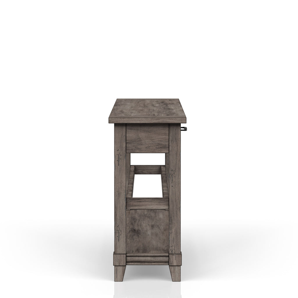 Console Table With Wine Bottle Storage & Storage Drawers