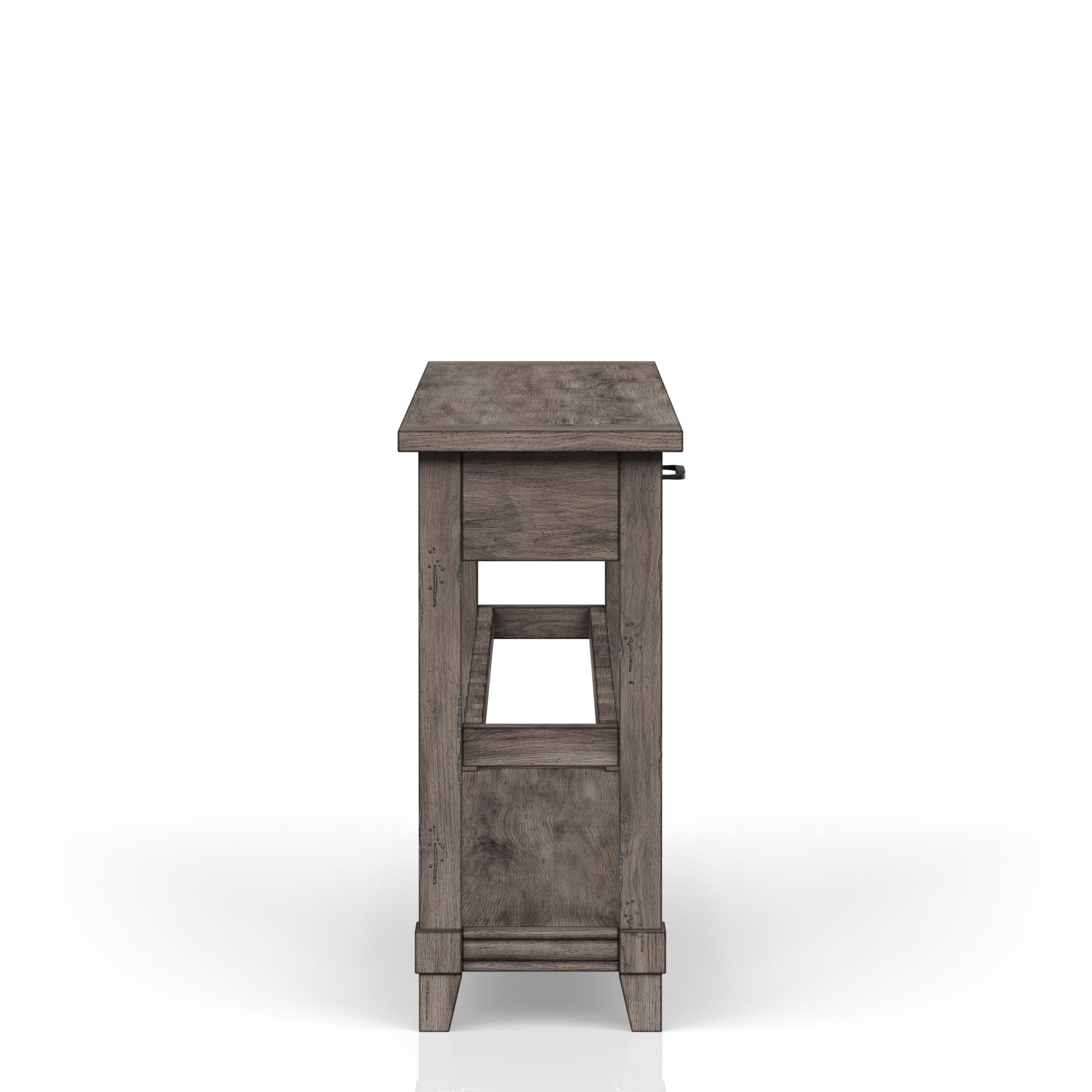 Console Table With Wine Bottle Storage & Storage Drawers