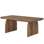 47" Rustic Brown Rectangle Coffee Table