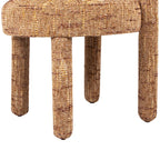 Penny Round Arched Upholstered Dining Side Chair, Set of 2, Golden