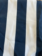 2 Pack Outdoor Pillow Covers - Navy Blue/White Striped