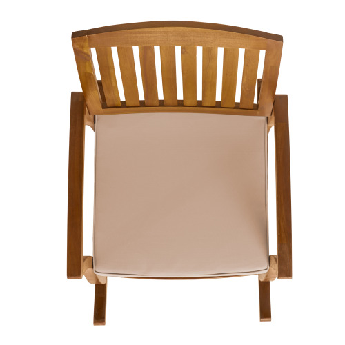 Acacia Wood Patio Outdoor Rocking Chair