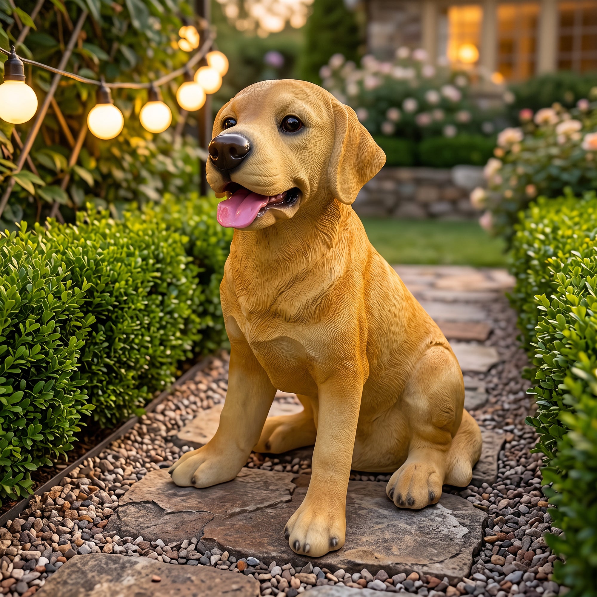 Labrador Resin Statue