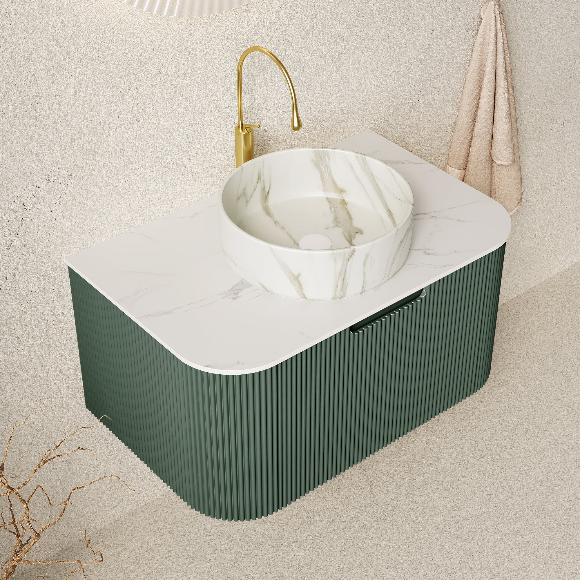 Dina 30" Bathroom Vanity & Sink