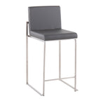 Contemporary High Back Counter Stool